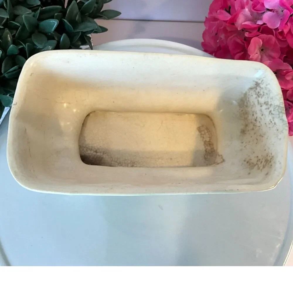 Beautiful vintage Brush McCoy Princess Line Pedestal Planter